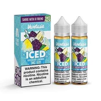 VAPETASIA 0MG ICED BLACKBERRY LEMONADE 60ML 2CT