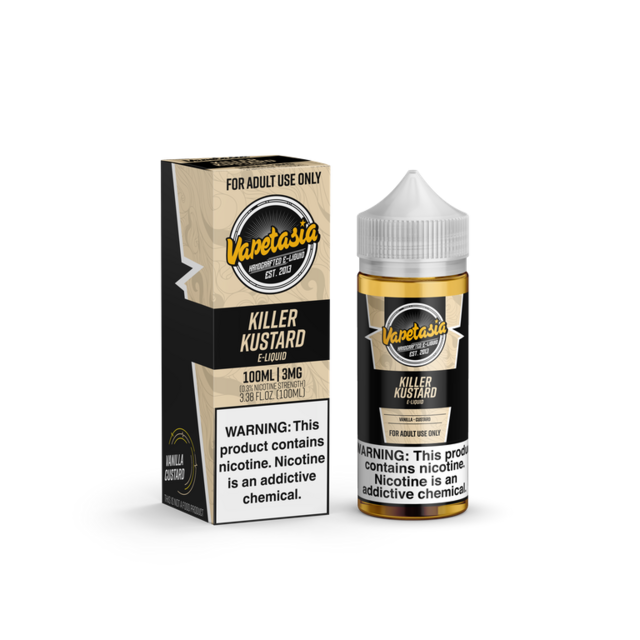 VAPETASIA 0MG KILLER KUSTARD 100ML