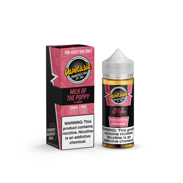 VAPETASIA 0MG MILK OF THE POPPY 100ML