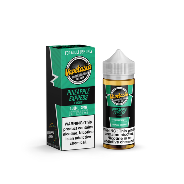 VAPETASIA 0MG PINEAPPLE EXPRESS 100ML