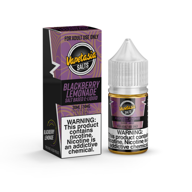 VAPETASIA SALT 24MG BLACKBERRY LEMONADE 30ML