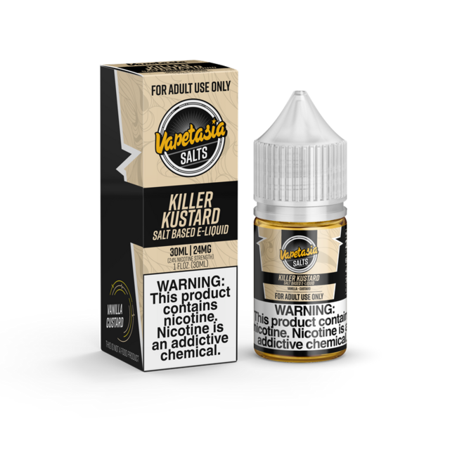 VAPETASIA SALT 24MG KILLER KUSTARD 30ML