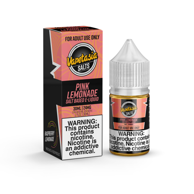 VAPETASIA SALT 24MG PINK LEMONADE 30ML