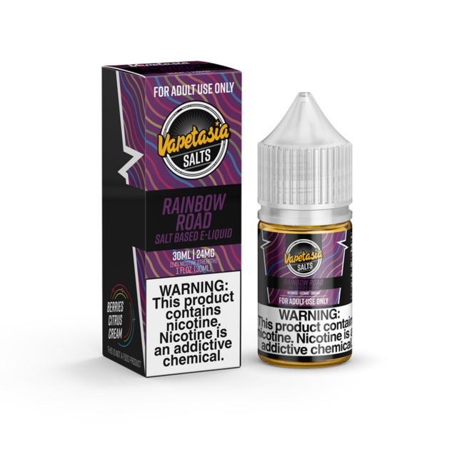 VAPETASIA SALT 50MG RAINBOW ROAD 30ML