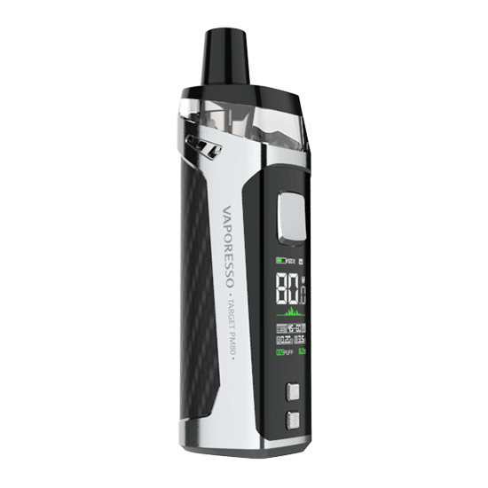 VAPORASSO TARGET PM80 KIT SILVER CARBON FIBER