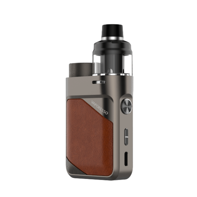 VAPORESSO SWAG PX80 KIT LEATHER BROWN