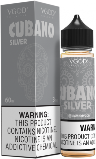 VGOD 0MG BOLD CREAMY CIGAR CUBANO SILVER 60ML