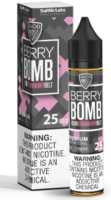 VGOD 25MG BERRY BOMB ICED SOUR STRAWBERRY BELT 30ML