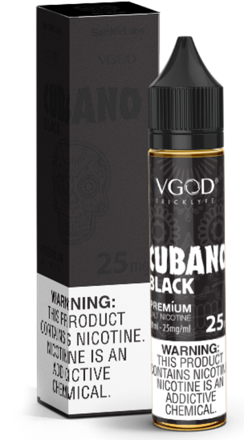 VGOD 25MG CUBANO BLACK 30ML