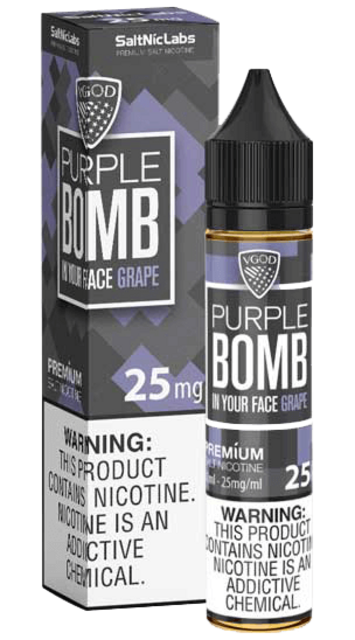 VGOD 25MG PURPLE BOMB GRAPE 30ML