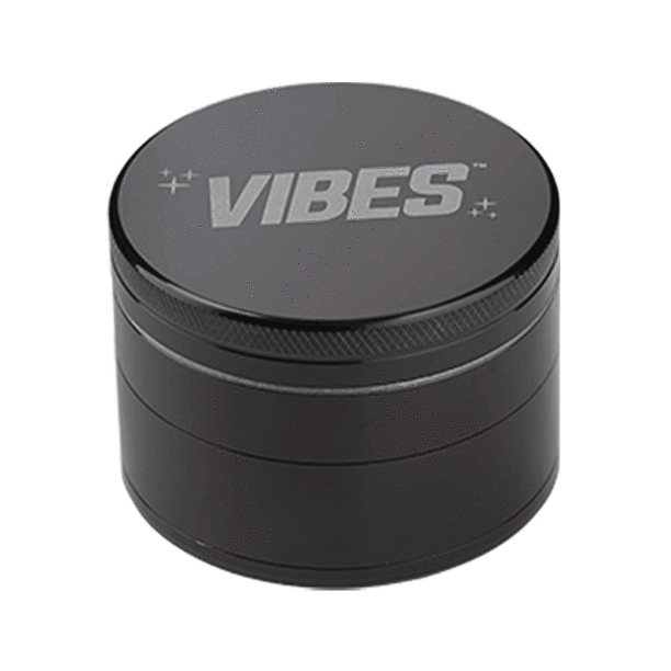 VIBES BY AEROSPACED GRINDER 63MM 4 PARTS BLACK