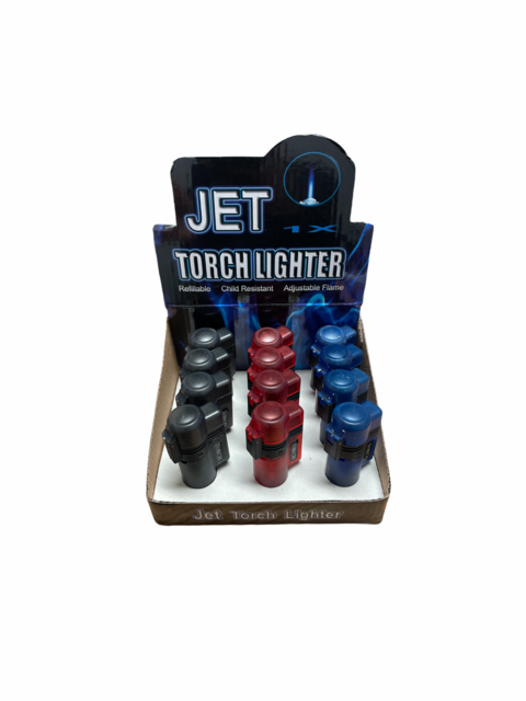 VICTORY DOUBLE TORCH LIGHTER BOX OF 12 J9399-T