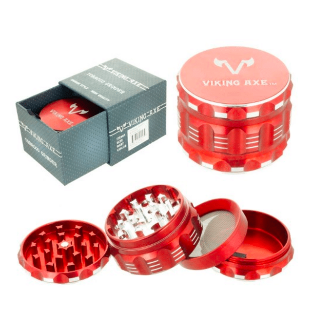 VIKING AXE GRINDER 40MM 4PARTS ASSORTED COLORS