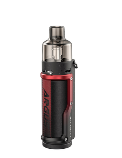 VOOPOO ARGUS KIT LITCHI LEATHER & BLACK RED