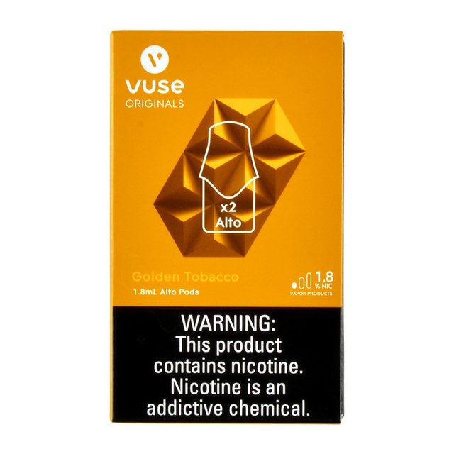 VUSE ALTO PODS GOLDEN TOBACCO 1.8% BOX OF 5