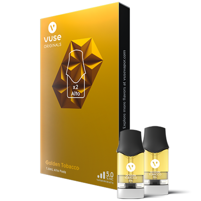 VUSE ALTO PODS GOLDEN TOBACCO 2.4% BOX OF 5