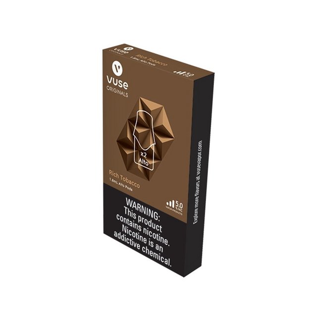 VUSE ALTO PODS RICH TOBACCO 1.8% BOX OF 5