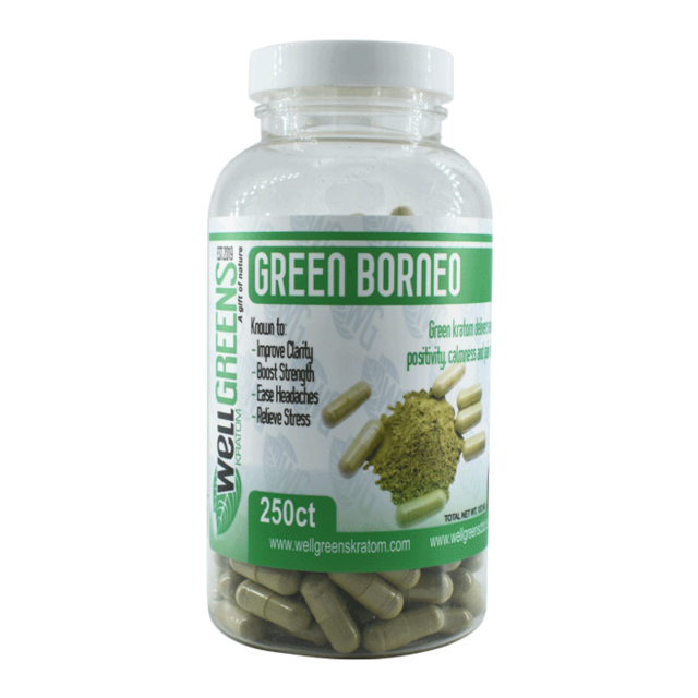 WELLGREENS GREEN BORNEO 250CT CAPSULES