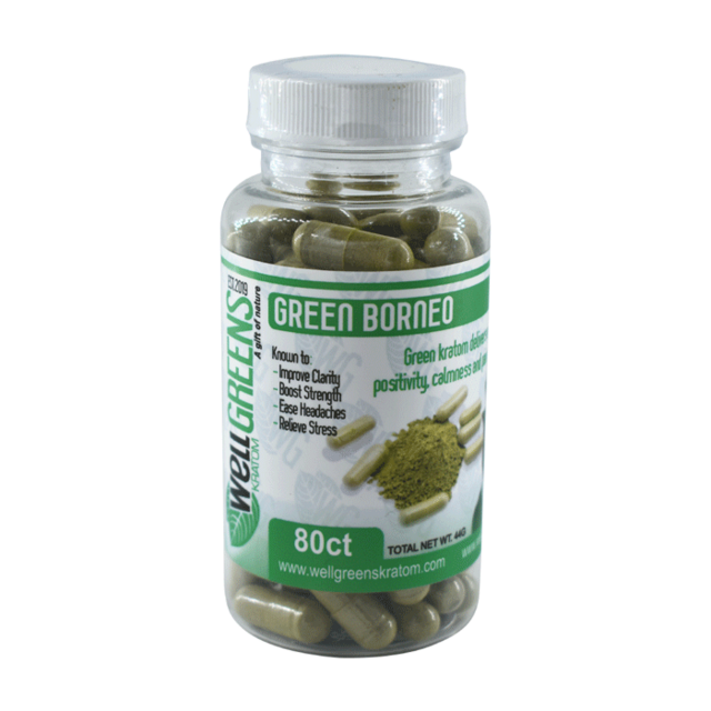 WELLGREENS GREEN BORNEO 80CT CAPSULES