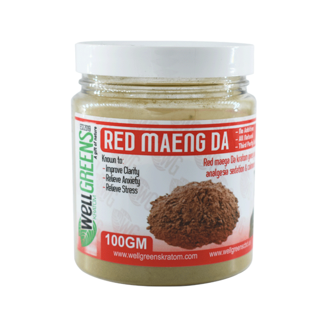 WELLGREENS RED MAENG DA 100GM POWDER