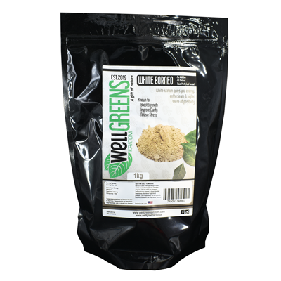 WELLGREENS WHITE BORNEO 1KG POWDER