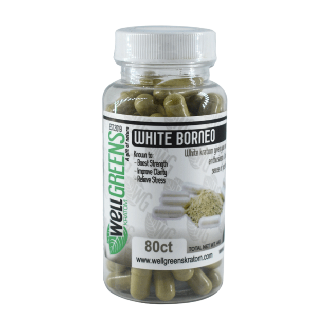 WELLGREENS WHITE BORNEO 80CT CAPSULES