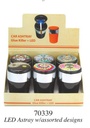  ASHTRAY ASSORTED COLOR GS 70339 BOX OF 6