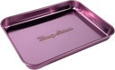 BLAZY SUSAN STAINLESS STEEL ROLLING TRAY (PURPLE)