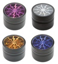 CHROMIUM CRUSHER 2.5 GRINDER W/ CLEAR TOP ASSORTED COLORS #70191