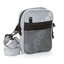 COOKIES LAYERS HONEYCOMB NYLON SHOULDER BAG GREY