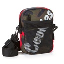 COOKIES LAYERS HONEYCOMB NYLON SHOULDER BAG RED CAMO