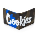 COOKIES NYLON BILLFOLD WALLET BLUE CAMO