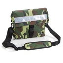 COOKIES SHOULDER BAG ZENITH NYLON GREEN CAMO