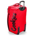 COOKIES TRAVEL BAG TREK ROLLER NYLON RED