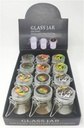 GLASS JARS GS 30435 BOX OF 12