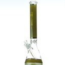 GLASS WATER PIPE DIAMOND 9MM  18"  LENGTH ASSORTED COLORS