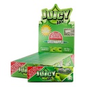 JUICY JAY 1.25 GREEN APPLE FLAVORED ROLLING PAPER 24 PER BOX