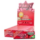 JUICY JAY 1.25 RASPBERRY FLAVORED ROLLING PAPER 24 PER BOX