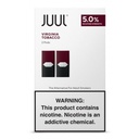 JUUL PODS VIRGINIA TOBACCO 5% 2 PACK BOX OF 8