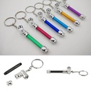 KEY CHAINS SMALL METAL PIPE ASSORTED COLORS