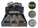 LION SMOKE CLASSIC FASHION 3 PARTS GRINDER ZNG252 BOX OF 12