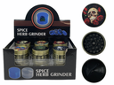 LION SMOKE SPICE HERB 3 PARTS GRINDER ZNG402 BOX OF 12