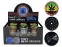 LION SMOKE SPICE HERB 3 PARTS GRINDER ZNG448 BOX OF 12