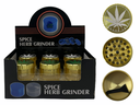 LION SMOKE SPICE HERB 3 PARTS GRINDER ZNG460 BOX OF 12