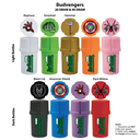 MED TAINER BUDVENGERS COLLECTION SMELL PROOF GRINDER BOX OF 12