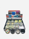 METAL TOBACCO GRINDER GRD4-AC50-LF4 BOX OF 12