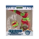 OOZE MOJO 4 IN 1 SILICONE WATER PIPE & NECTAR COLLECTOR RASTA 