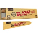 RAW CLASSIC PRE-ROLL CONES KING SIZE 20CT PER PACK