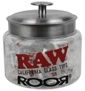 RAW GLASS TIP SINGLETS 75 PER JAR