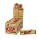 RAW PERFORATED GUMMED TIPS 33CT BOX OF 24